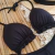 Conjunto Biquíni Babado Preto Luxo - comprar online