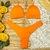 Conjunto Biquini Cortininha Laranja