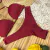 Conjunto Biquíni Cortininha Marsala - loja online