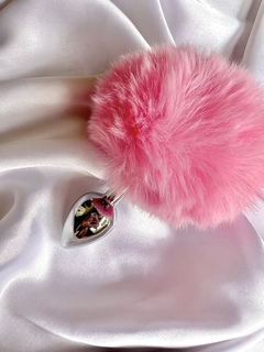 Plug Anal P Em Aço Pompom - comprar online