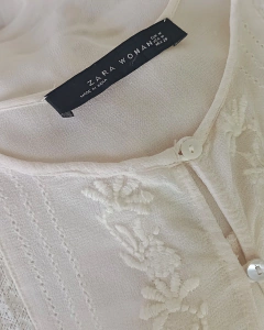 Camisa Zara Crepe de Seda (P/M) - comprar online