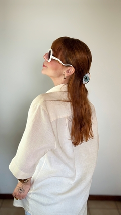 Camisa Linho Creme (M/G) - comprar online
