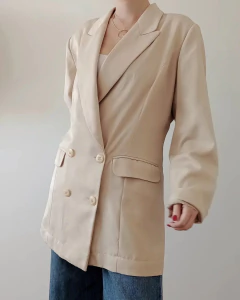 Blazer Alongado Capuccino (G) - comprar online