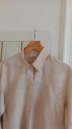 Camisa Vintage de Linho (M) na internet