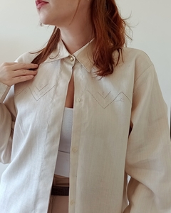 Camisa Vintage de Linho (M) - comprar online