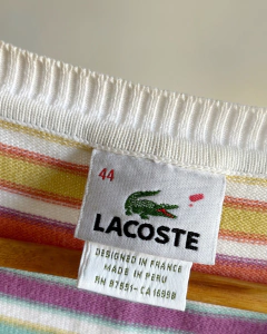 Suéter Colors Lacoste (M/G) - Amorá Brechó