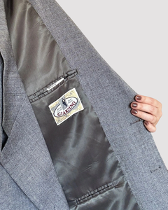 Blazer Cinza Oversized (G/GG)