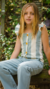 Pantalon Ani Celeste - comprar online