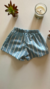 Short Tobi Rayado Celeste - Baby Steps Bs As