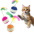 Brinquedo Bola de Sisal com Pena para Gatos Colorida