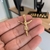 PINGENTE CRISTO EM RELEVO (3x2,5cm) - PRATA BANHADA A OURO 18K