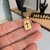 PINGENTE PLAQUINHA CRUZ VAZADA BORDA DETALHADA (1,8x1,2cm) - PRATA BANHADA A OURO 18K