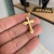 PINGENTE CRUCIFIXO VITORIANO (3,4x2,1cm) - PRATA BANHADA A OURO 18K
