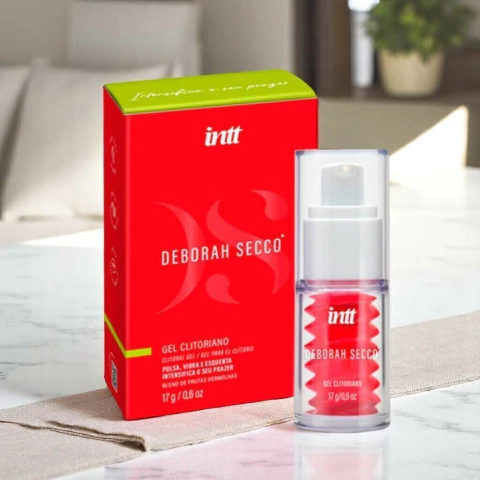 GEL CLITORIANO QUENTE EXCITANTE E PULSANTE + DEBORAH SECCO