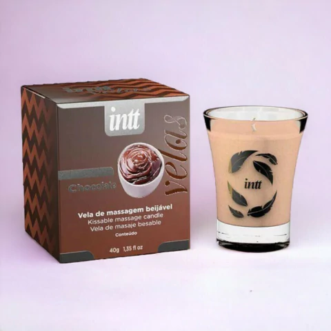 VELA PARA MASSAGEM BEIJÁVEL - CHOCOLATE