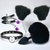 Kit Coelh's - Tiara de Orelhas, Plug pompom, Grampos para os seios em Metal e Gargantilha - comprar online