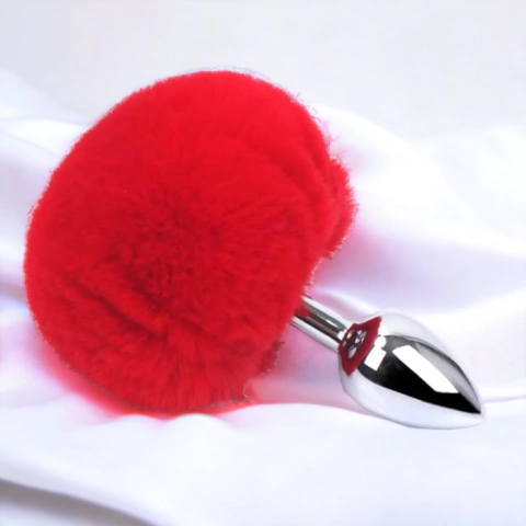 PLUG ANAL PEQUENO COM POMPOM - comprar online