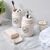 Imagem do CONJUNTO BANHO POTTERY 3 PEÇAS BRANCO BRINOX