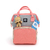 MOCHILA MATERNIDADE PEQUENA BH ROSA E CINZA