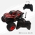 Imagem do Carrinho Com Controle Remoto E Led 7 Spin Monster Vermelho