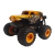 Carrinho Com Controle Remoto E Led 7 Spin Monster Amarelo