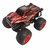 Carrinho Com Controle Remoto E Led 7 Spin Monster Vermelho