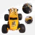 Carrinho Com Controle Remoto E Led 7 Spin Monster Amarelo - loja online