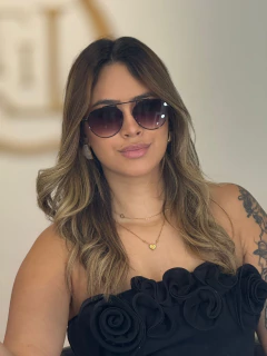 Óculos de Sol Estilo Aviador Slim - Aurora - Lilo Acessórios | Atacado de bolsas 