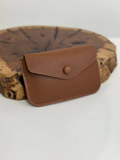 Carteira Porta Cartão Slim com Botão de Pressão - Gio - loja online