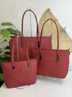 Kit 3 Bolsas Social Estruturada com Base Firme - Vivian