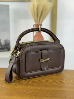 Imagem do Bolsa 2 Zíperes e Fivela Decorativa - Flávia