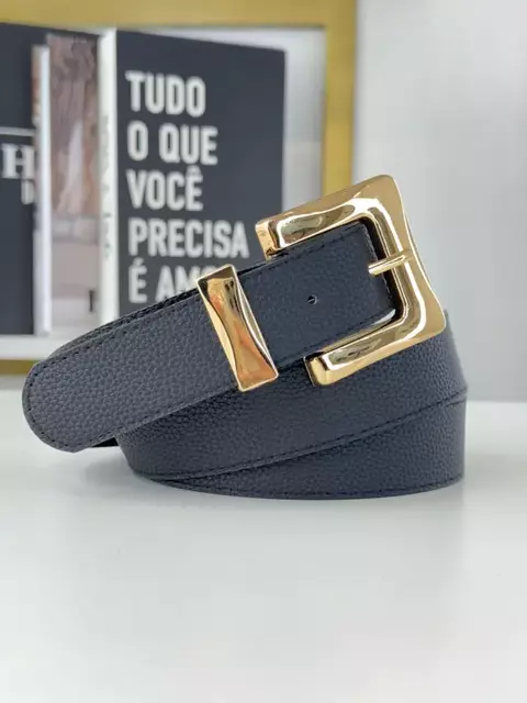 Cinto Plus Size com Fivela Metalizada - Lia - comprar online