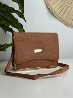 Bolsa com Borda Metálica - Violeta - loja online