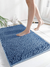Alfombra De Baño Shaggy Rectangular Antideslizante 60x40 - Supertelas
