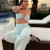 CONJUNTO RAQUEL TOP COM BOJO +CALÇA COM BOTOES NA LATERAL- MICROFIBRA TACTEL