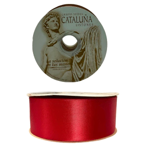 Rollo de Listón Rojo Ancho 12 - 4.8 cm.