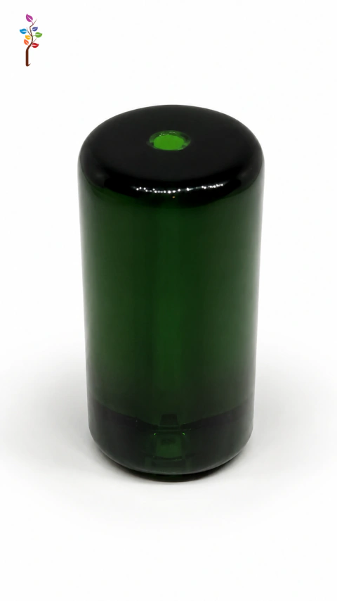 FIRMA DE VIDRO 2cm x 1cm - VERDE ESCURO