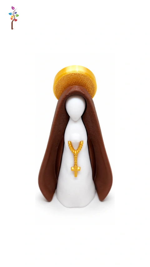 SANTINHA DECORATIVA CORES DIVERSAS A ESCOLHER 9cm - Não quebra - loja online