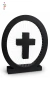 CRUZ DECORATIVA PRETA 18cm - comprar online