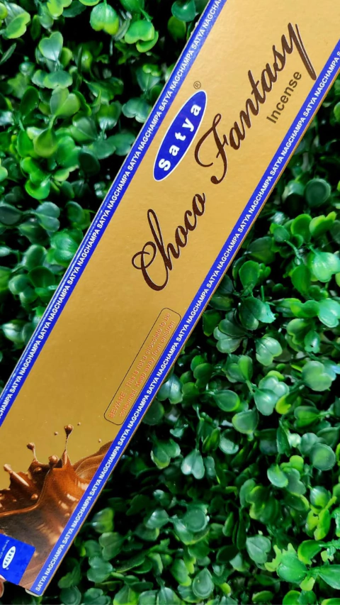 INCENSO MASSALA SATYA - CHOCOLATE - Prazer, autocuidado, relaxante.