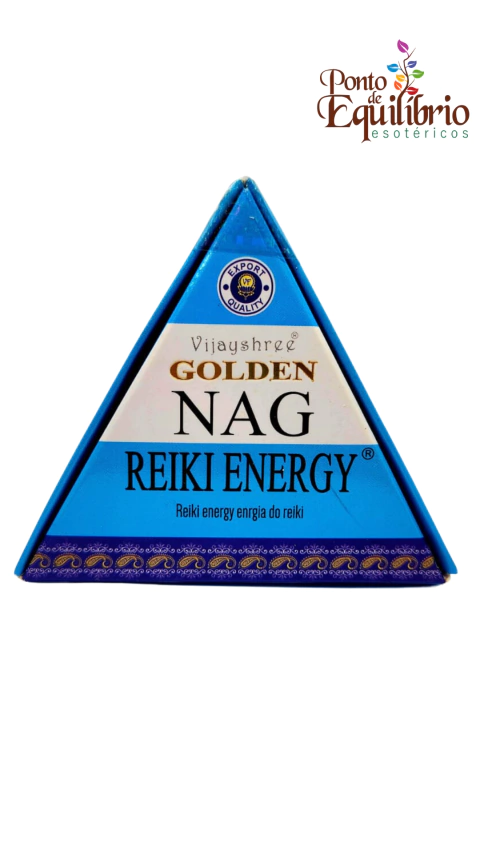 INCENSO CONE GOLDEN NAG MASSALA - REIKI ENERGY