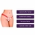 Calcinha Fio Dental Feminino Sensual Renda Lateral Vermelha Rebelde Sem Calça - comprar online