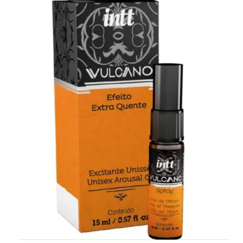 Gel Intimo Vulcano Unissex Extra Quente Pulsa Excita Intt 17ml