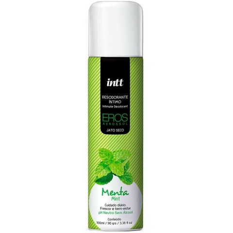 Desodorante Intimo Eros Feminino Masculino Menta Intt 166ml