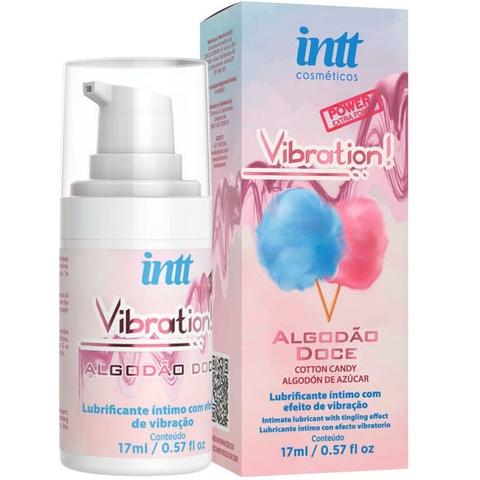 Gel Vibration Beijavel Power Forte Algodão Doce Intt 17ml