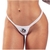 Calcinha Tanga Fio Dental Trepadeira Sensual Feminino Branca