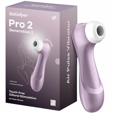 Satisfyer Pro 2 Lilas Estimulador de Clitoris Mais Prazer e Conforto com 11 Modos de Pressão