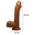 Consolo Dildo Grande Grosso Realístico em Silicone 23.4x4.7cm - comprar online