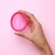 Disco Menstrual Hipoalergico Silicone Feminist Rosa B 50 ml