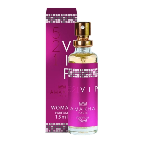 Perfume d Bolsa Feminino 521 VIP Autêntico Amakha Paris 15ml